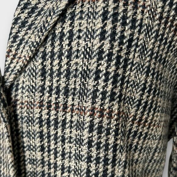Vintage Austin Reed Houndstooth Wool Blazer Women's sz 8 Preppy Academia Classy - Picture 4 of 10